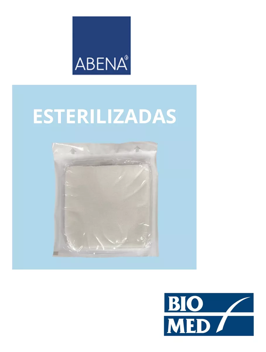 GASA NO TEJIDA ESTÉRIL 10X10 - CAJA DE 125 UNIDADES ABENA - 4