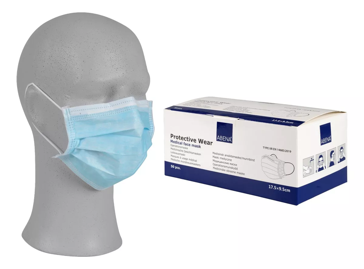 MASCARILLA QUIRURGICA DESECHABLE 50 UNIDADES CERTIFICADA IIR - 2