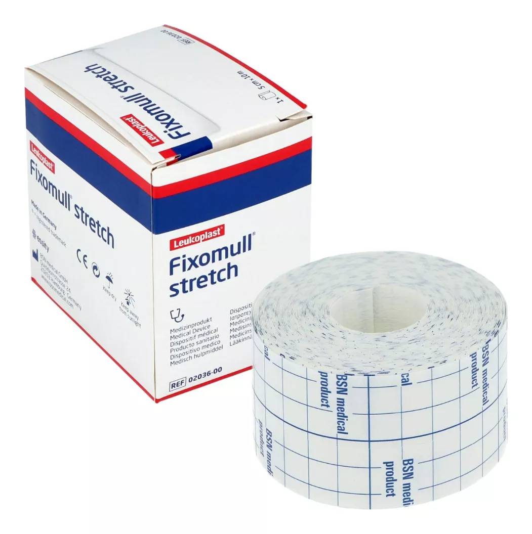 VENDA GASA FIXOMULL STRETCH 5CMX10M - TELA ADHESIVA 5X10M - 2