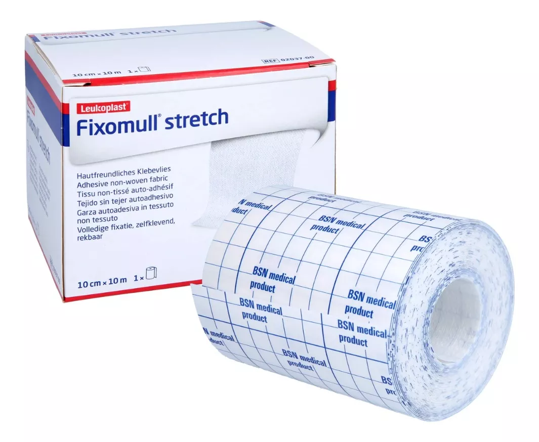 VENDA GASA FIXOMULL STRETCH 10CMX10M -TELA ADHESIVA FIXOMULL - 4