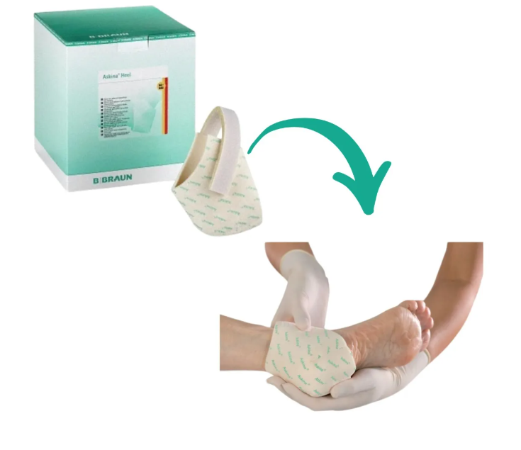 GASA ASKINA HEEL TALONERA DE ESPUMA B.BRAUN 7240105 HERIDAS - 3