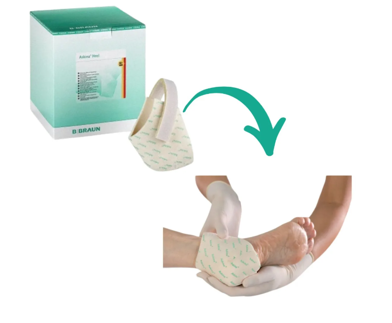 GASA ASKINA HEEL TALONERA DE ESPUMA B.BRAUN 40105 X 2 UNI - 3