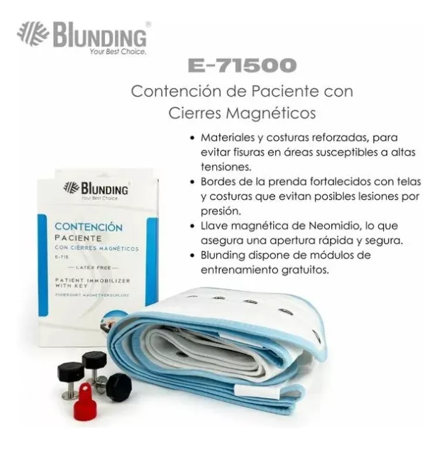 CONTENCIÓN DE PACIENTES CON CIERRES MAGNÉTICOS - BLUNDING - 2