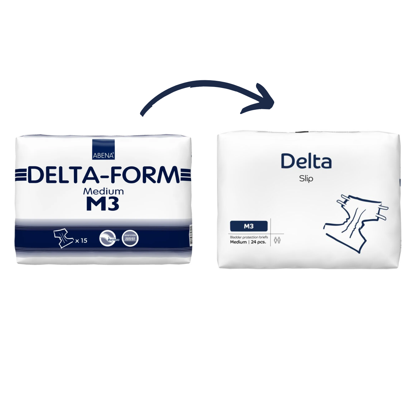 PAÑAL ADULTO ABENA DELTA SLIP M3 MEDIUM, 24 UNIDADES - 5