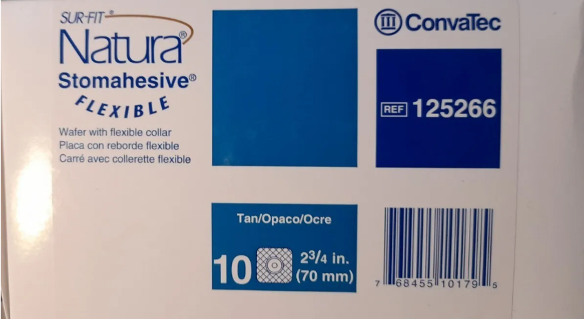 PACK X 10 PLACAS OSTOMIA SURFIT NATURA CONVATEC 70MM 125266 - 2
