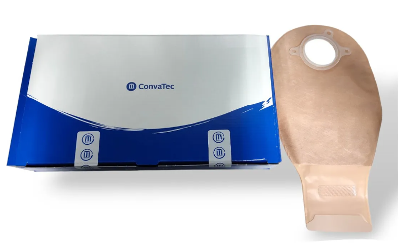 PACK X 10 BOLSAS COLOSTOMIA OPACA 70MM - CONVATEC 416423 - 5