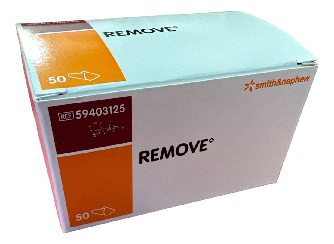 REMOVEDOR ADHESIVO APOSITOS REMOVE CAJA 50 UNID+ PAR GUANTES - 2