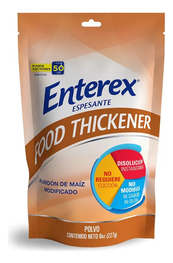 ENTEREX ESPESANTE FOOD THICKENER ALMIDON DE MAIZ POLVO 227G - 1