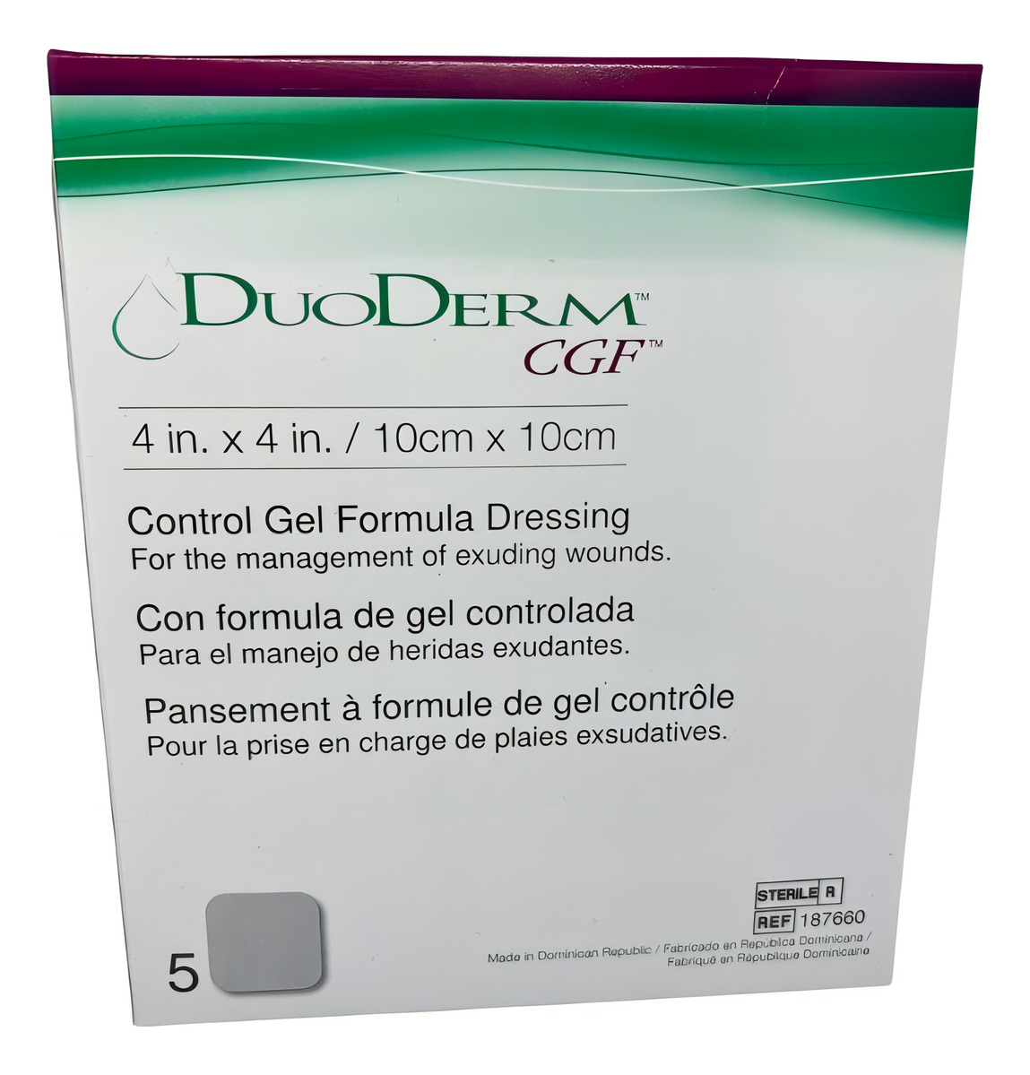 APOSITO HIDROCOLOIDE DUODERM CGF CONVATEC 10X10CM- VENTA X UNIDAD - 1