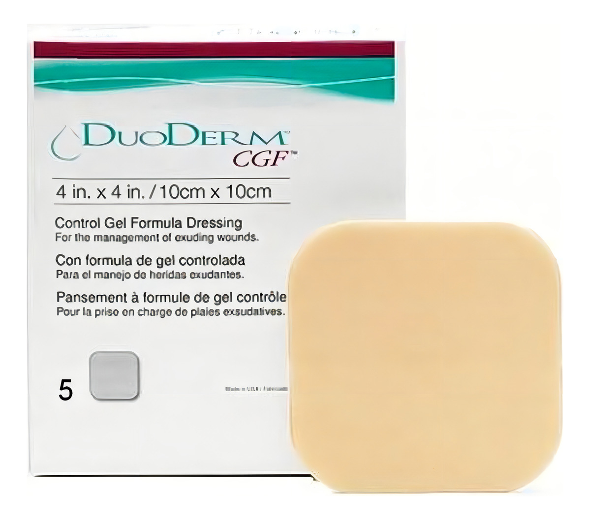 APOSITO HIDROCOLOIDE DUODERM CGF CONVATEC 10X10CM- VENTA X UNIDAD - 2