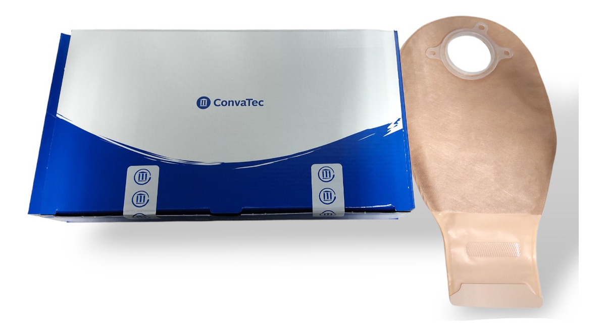 PACK X 10 BOLSAS OSTOMIA DRENABLE 57MM CONVATEC 416420 OPACA - 4