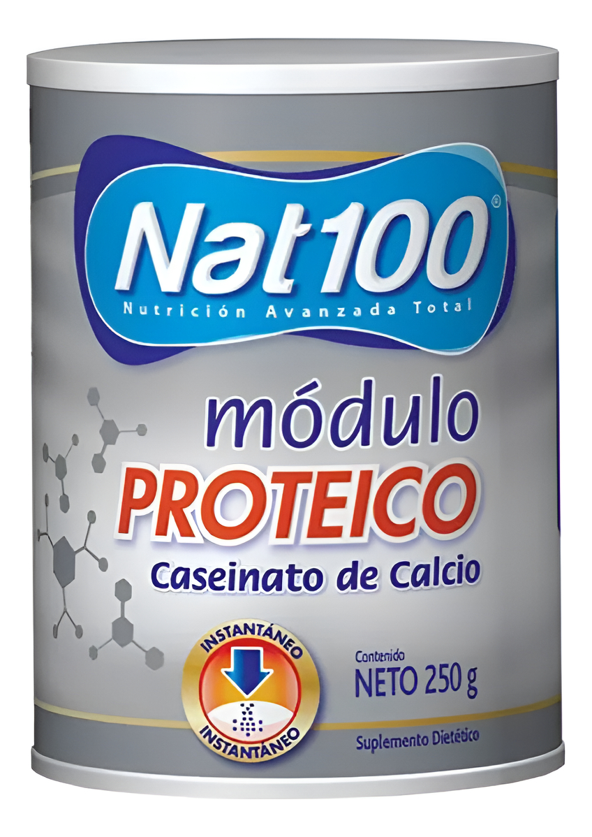 NAT100 MODULO PROTEICO 250 GR CASEINATO DE CALCIO - 1
