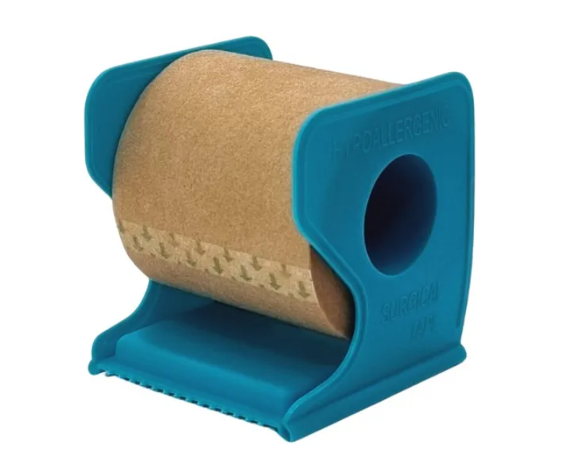 PACK X 6 CINTAS ADHESIVA MICROPORE PIEL PAPEL 5CM X 9CM - 1