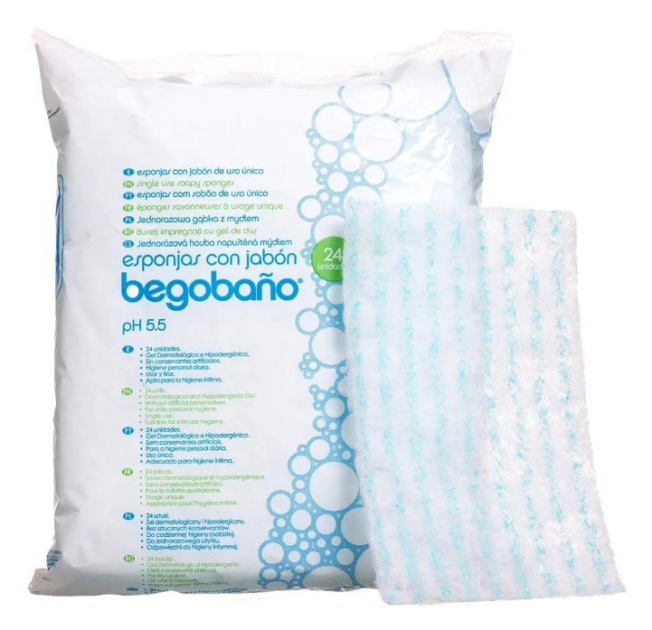 PACK CREMA SELAN ANTIESCARA + ESPONJAS JABONOSA SIN ENJUAGUE - 5