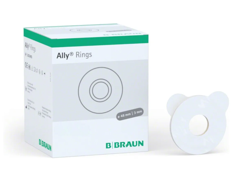 PACK X 10 ALLY ANILLOS 48MM -3MM MOLDEABLE BBRAUN OSTOMIA - 2