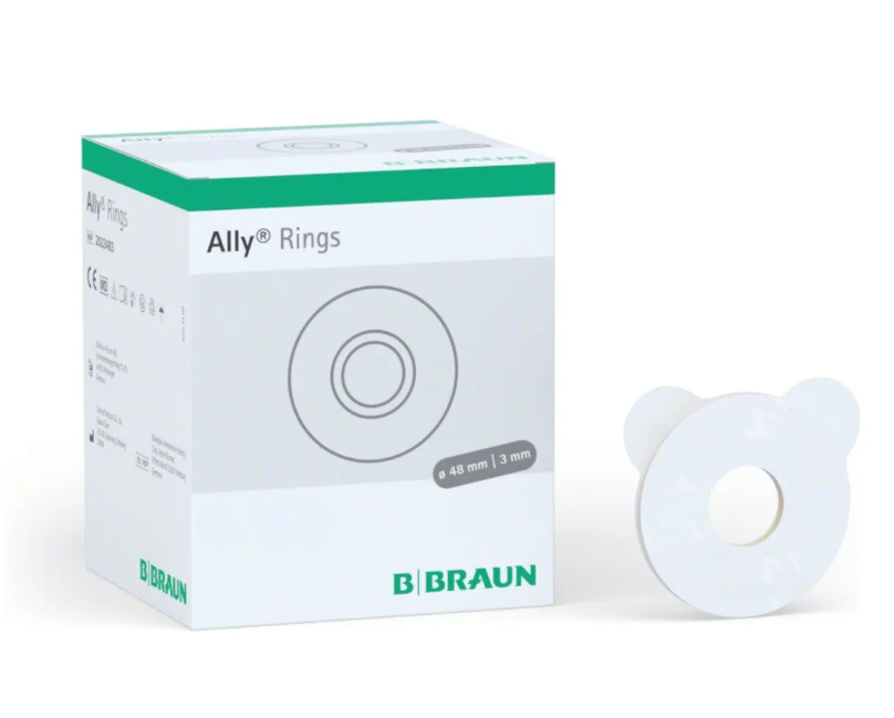 PACK X 3 ALLY ANILLOS 48MM -3MM MOLDEABLE B BRAUN OSTOMIA - 3