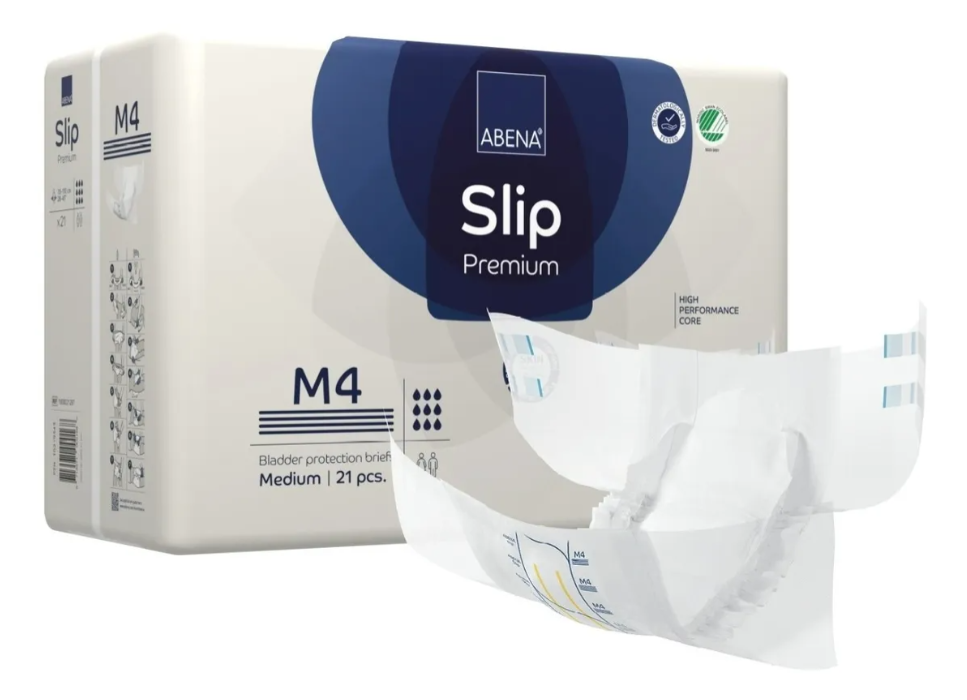 PAÑAL ADULTO ABENA SLIP M4 ESPECIAL PARA NOCHE + TOALLITAS - 3