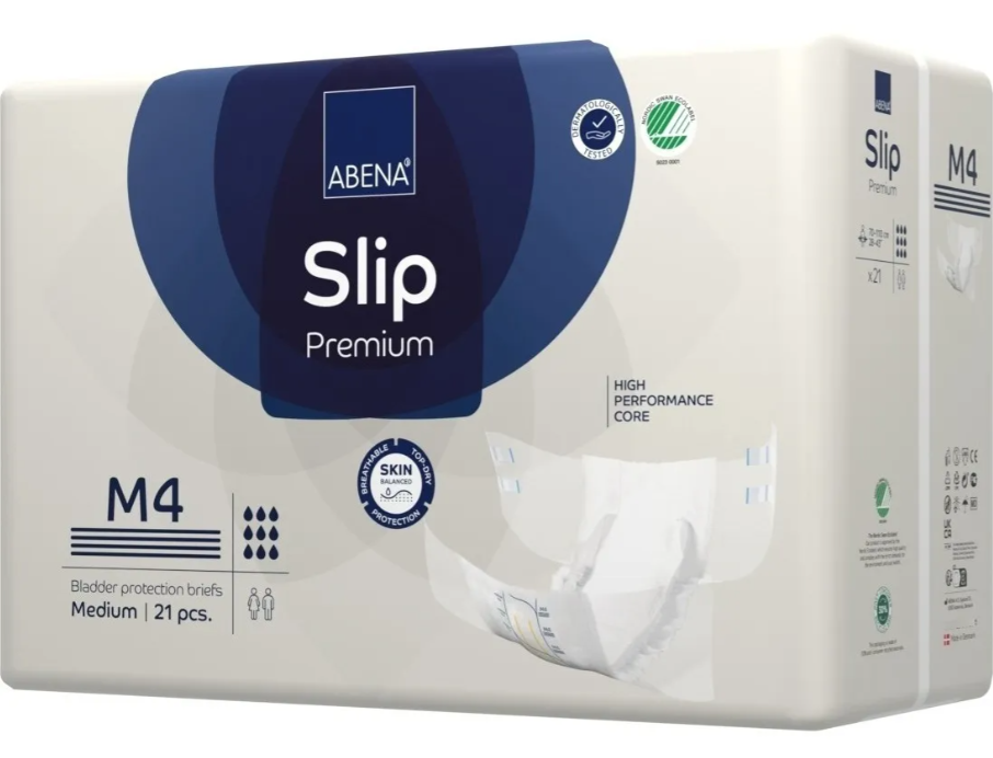 PAÑAL ADULTO ABENA SLIP M4 ESPECIAL PARA NOCHE + TOALLITAS - 4