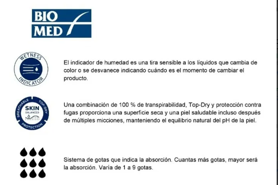 PAÑAL ADULTO ABENA SLIP M4 ESPECIAL PARA NOCHE + TOALLITAS - 9