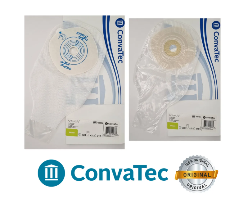 PACK X 5 BOLSAS OSTOMIA CONVATEC 400394 DESECHABLE 1 PIEZA - 4