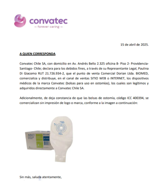 PACK X 30 BOLSAS OSTOMIA CONVATEC 400394 DESECHABLE 1 PIEZA - 5