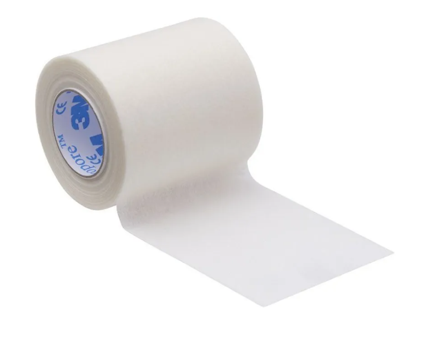 PACK X 6 CINTA TELA MICROPORE 3M 5CM X 9.1M BLANCA CAJA X 6 - 3