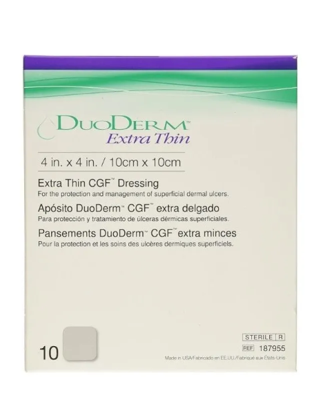 DUODERM ET 10 APOSITOS EXTRA DELGADOS 9.8 X 9.7CM - 1