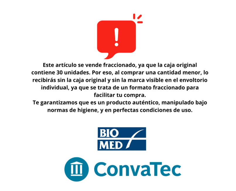 PACK DE 10 BOLSAS OSTOMIA CONVATEC 400394 DESECHABLE 1 PIEZA - 5