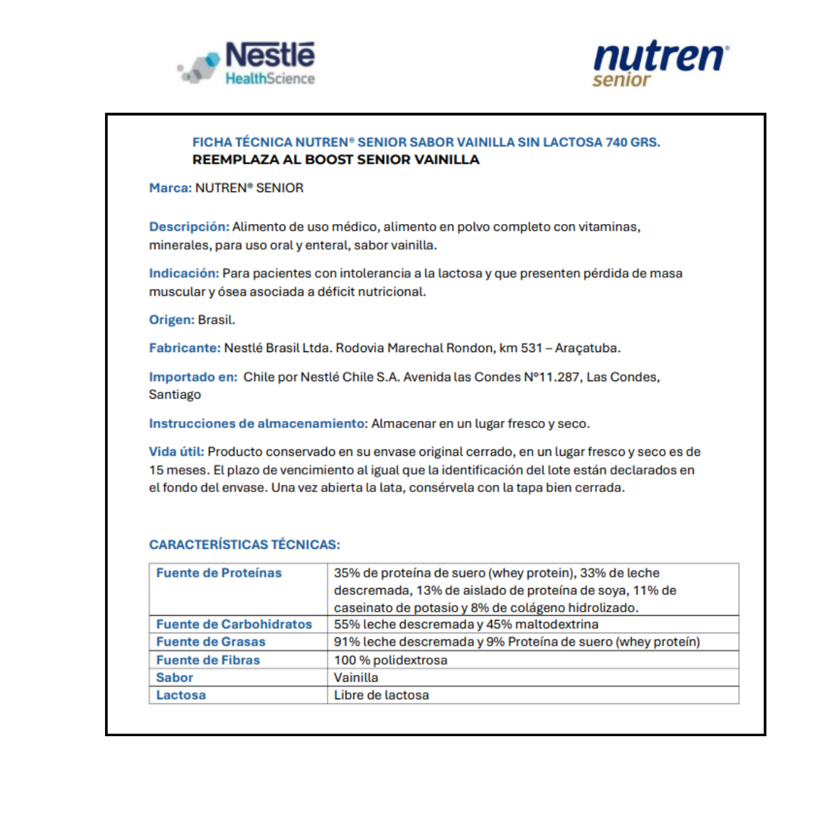 NUTREN EX BOOST ALIMENTO EN POLVO SENIOR VAINILLA 740GS - 4