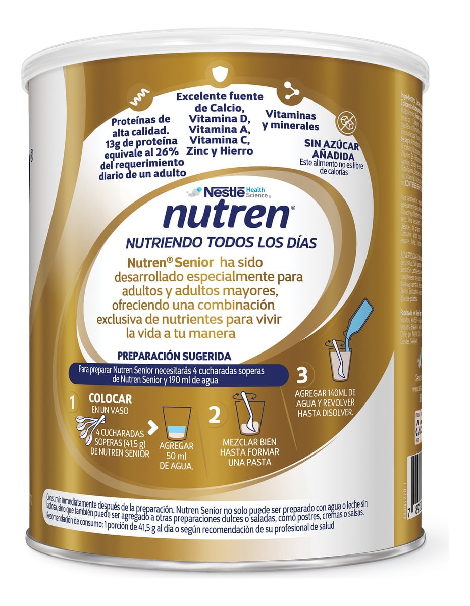 NUTREN EX BOOST ALIMENTO EN POLVO SENIOR VAINILLA 740GS - 5