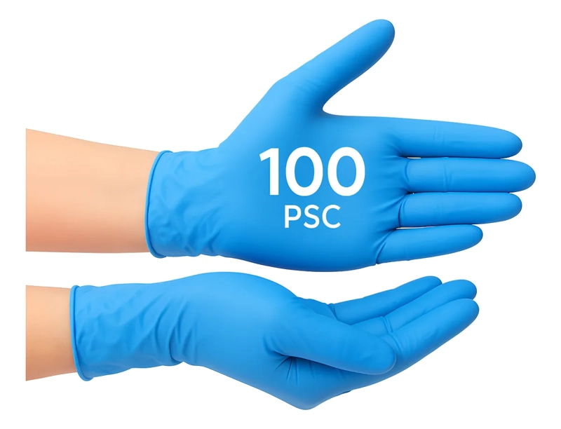 GUANTES EXAMEN ME DICO ABENA CLASSIC NITRILO SIN POLVO AZUL S AZUL - 1