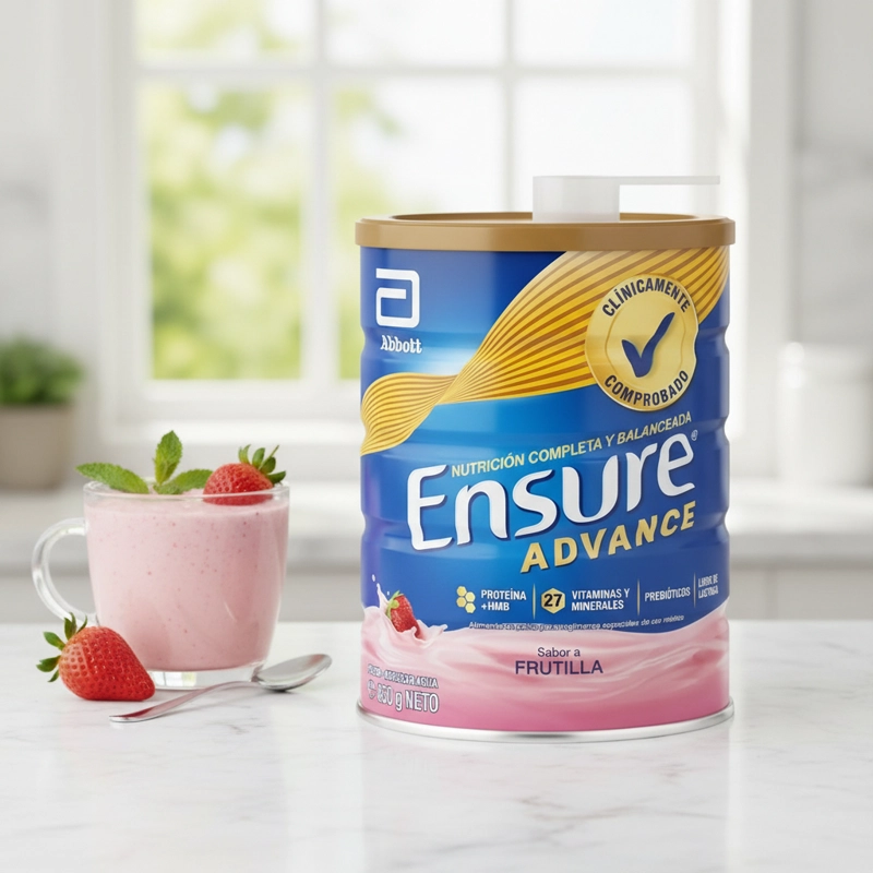 ENSURE ADVANCE SABOR FRUTILLA LATA 850G SUPLEMENTO NUTRICIONAL EN POLVO - 3