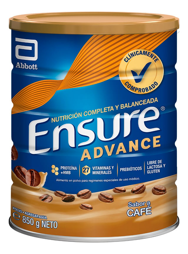 ENSURE ADVANCE SABOR CAFE  LATA 850G SUPLEMENTO NUTRICIONAL EN POLVO - 2
