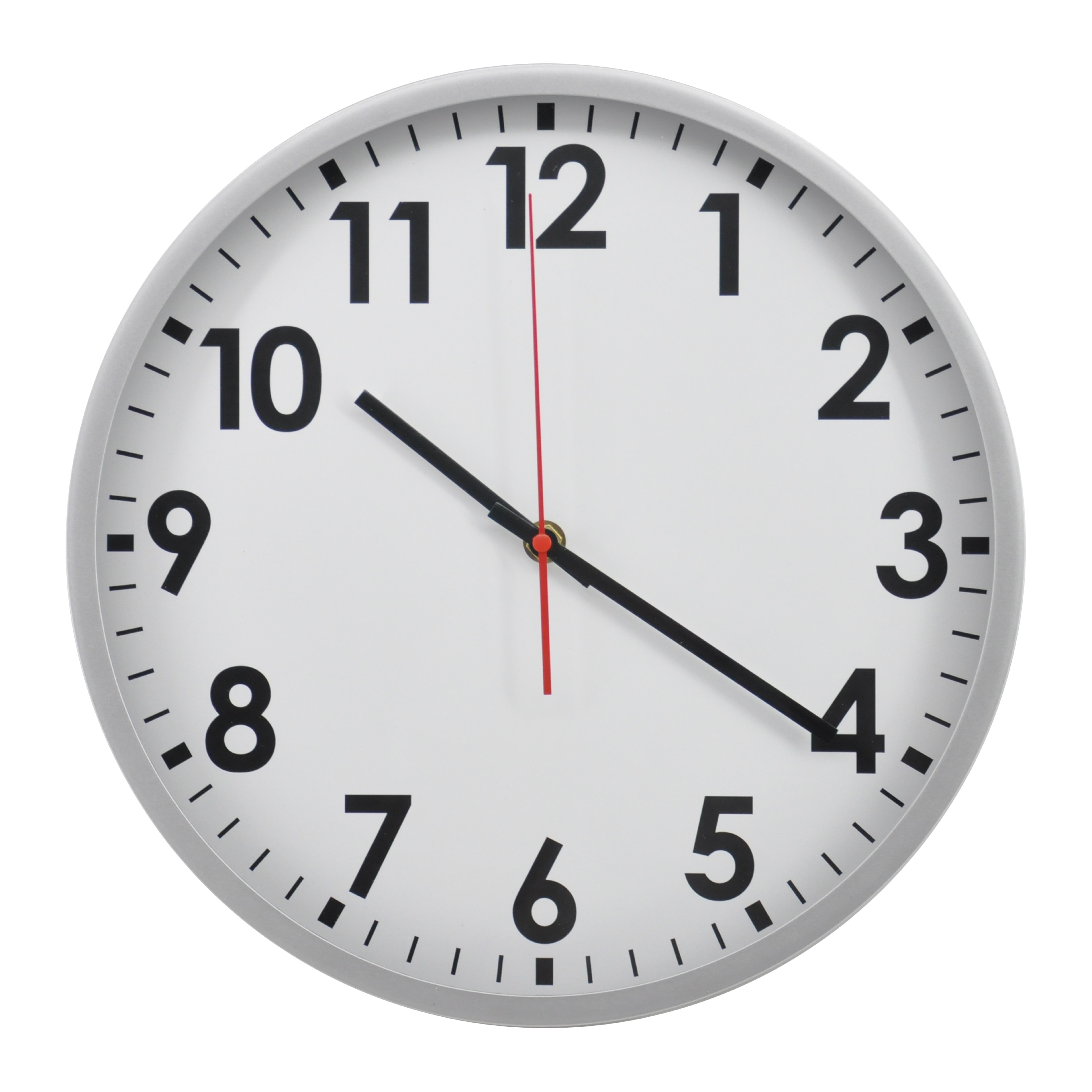RELOJ DE PARED PUNTERO EN COLOR ROJO - 1