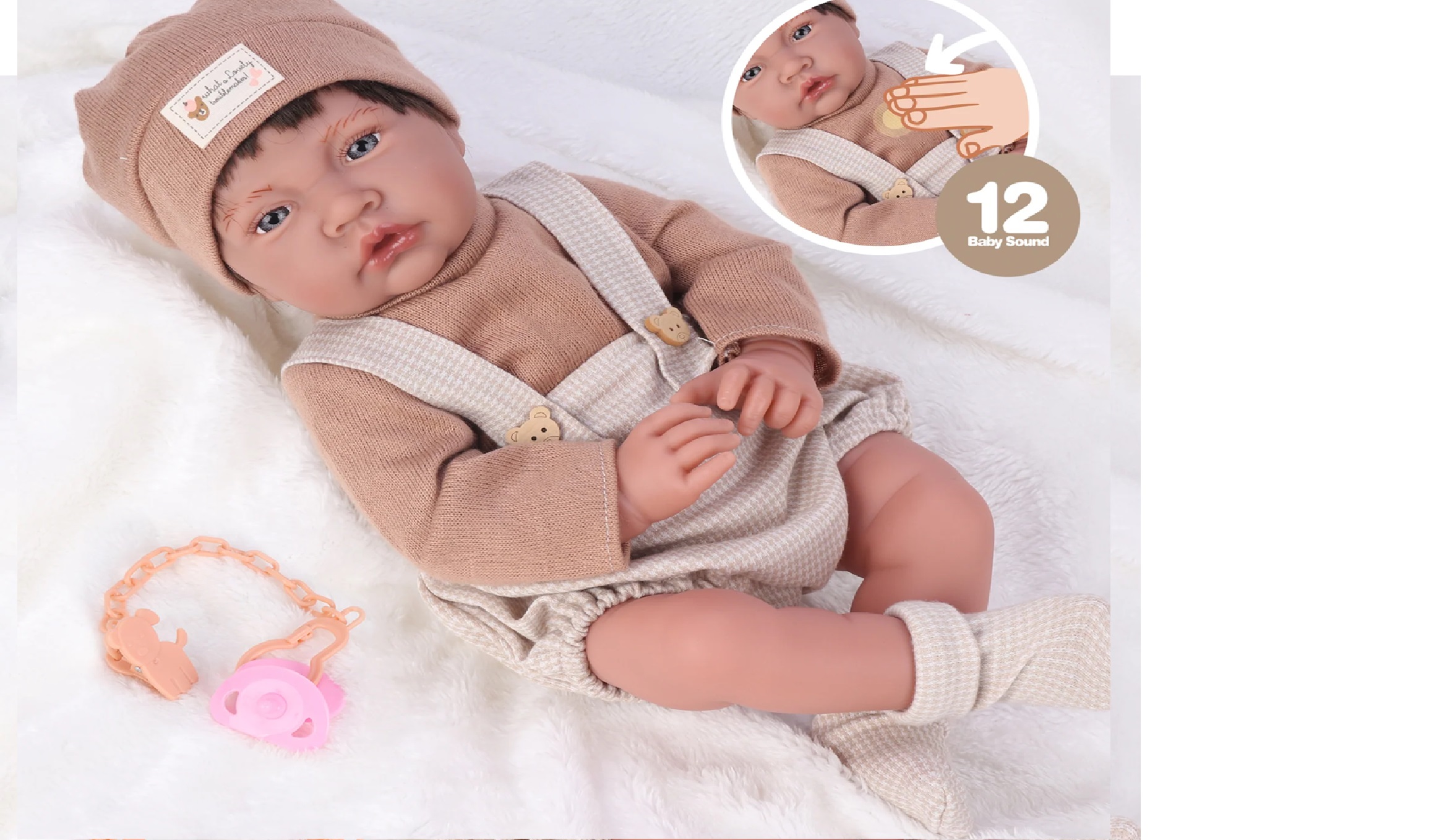 MUÑECO BEBE REBORN PEDRO - 1