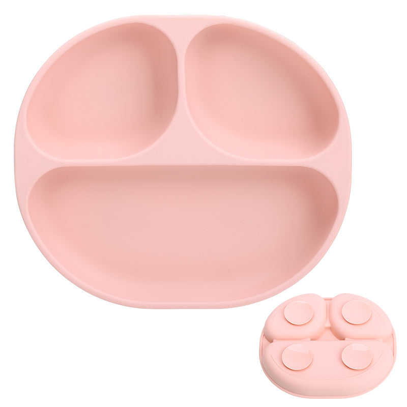 PLATO DE SILICONA ROSA - 1