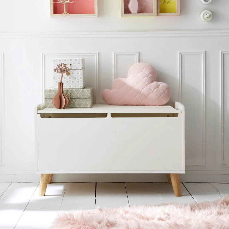 BAUL DE MADERA BLANCO - 1