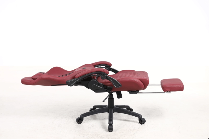SILLA GAMER ESCRITORIO OFICINA KRONE XL MASAJEADOR Y APOYAPIES - BURDEO - 4