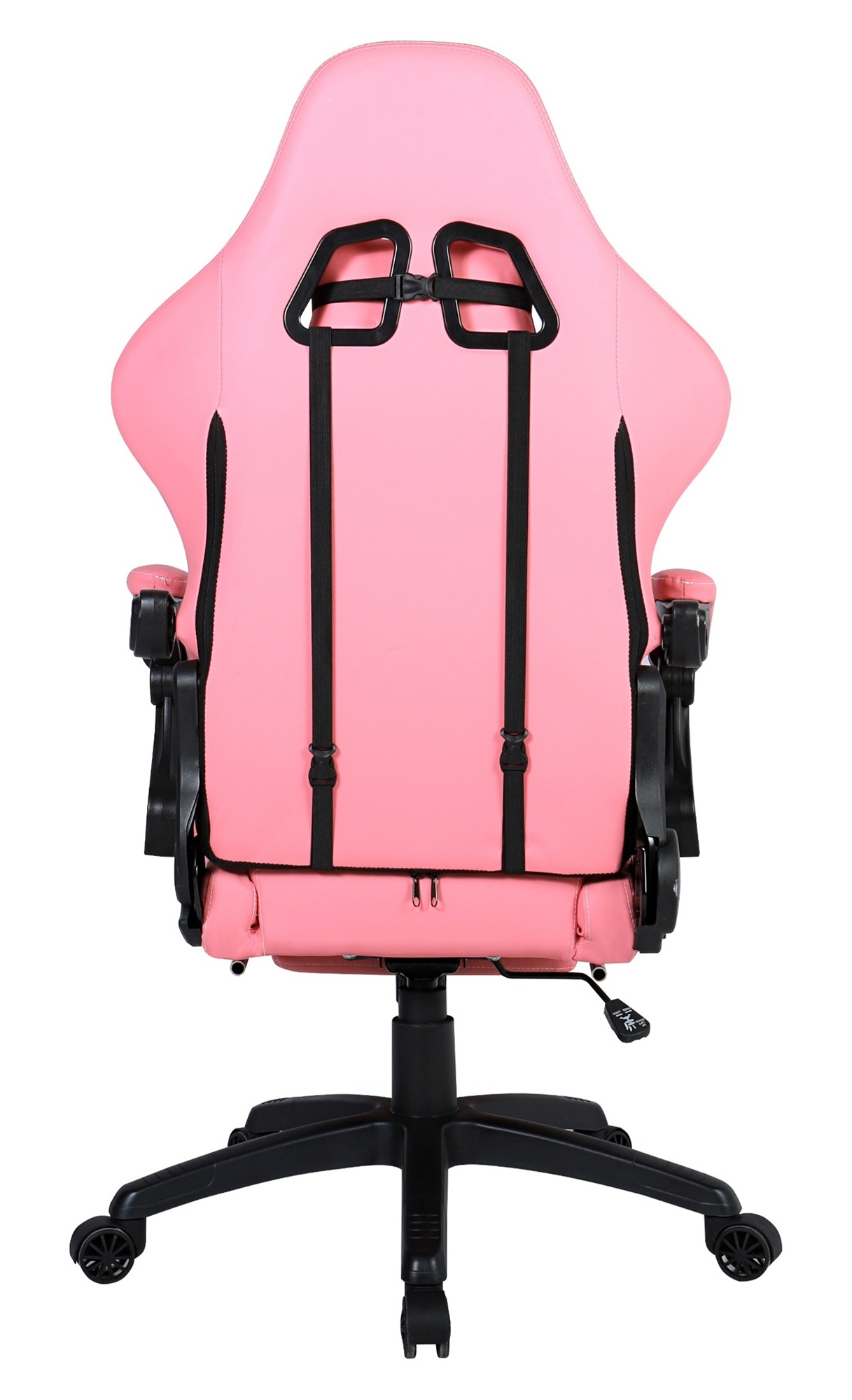 SILLA GAMER ESCRITORIO OFICINA KRONE XL MASAJEADOR Y APOYAPIES - ROSA - 4