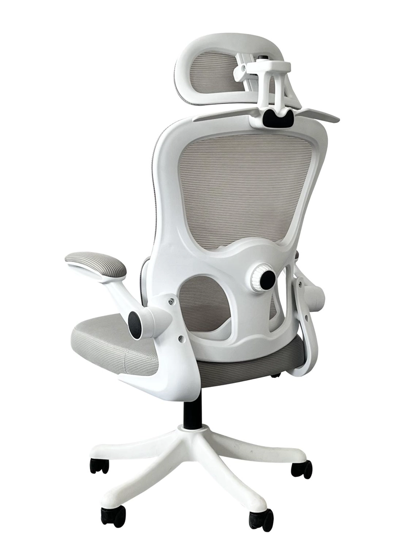 SILLA ESCRITORIO OFICINA KRONE IRISH MESH BLANCA - 4