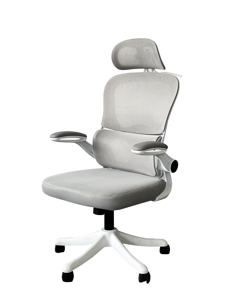 SILLA ESCRITORIO OFICINA KRONE IRISH MESH BLANCA - 6