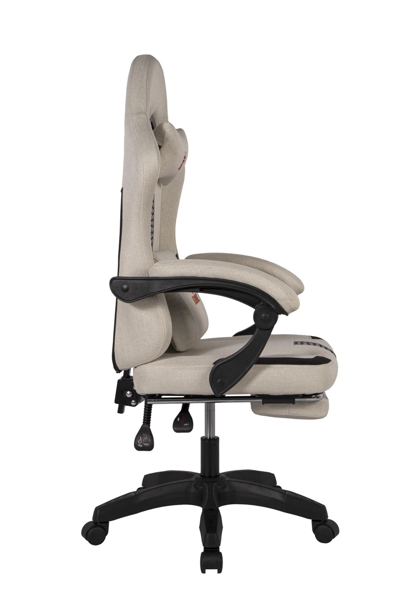 SILLA GAMER OFICINA KRONE RECLINABLE FABRIC - 3
