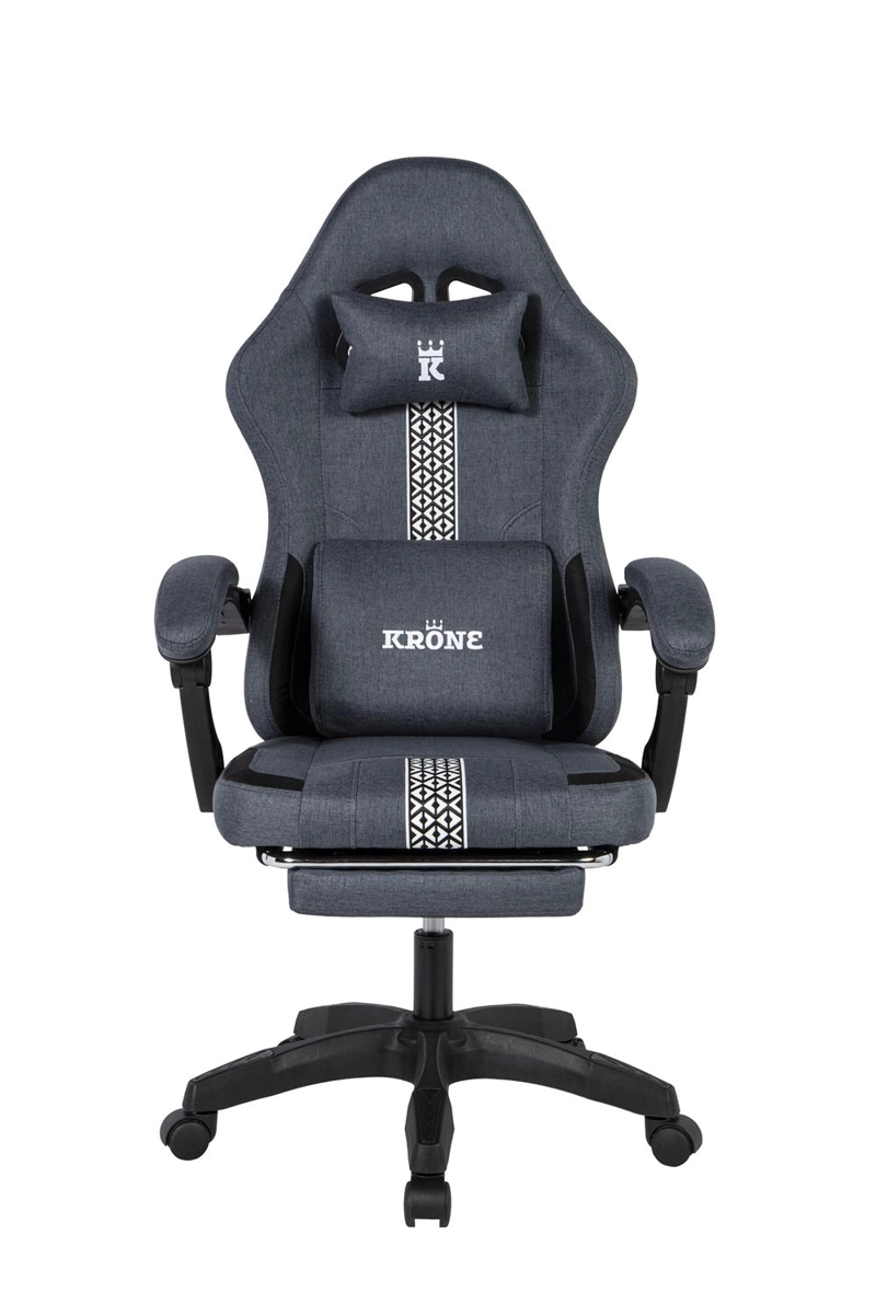 SILLA GAMER OFICINA KRONE RECLINABLE FABRIC - 7