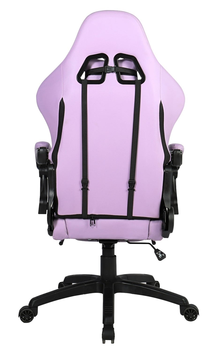 SILLA GAMER ESCRITORIO OFICINA KRONE XL MASAJEADOR Y APOYAPIES - MORADA - 4