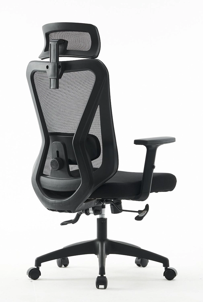 SILLA ESCRITORIO EJECUTIVA ERGONOMICA KRONE ORION - NEGRA - 4