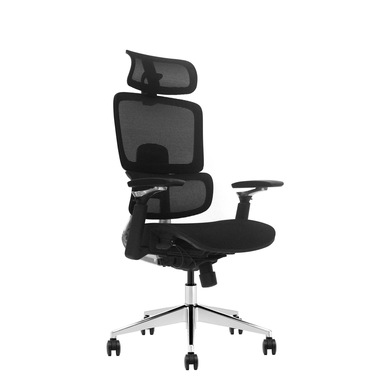 SILLA OFICINA EJECUTIVA ERGONOMICA KRONE MESH HADES - 1