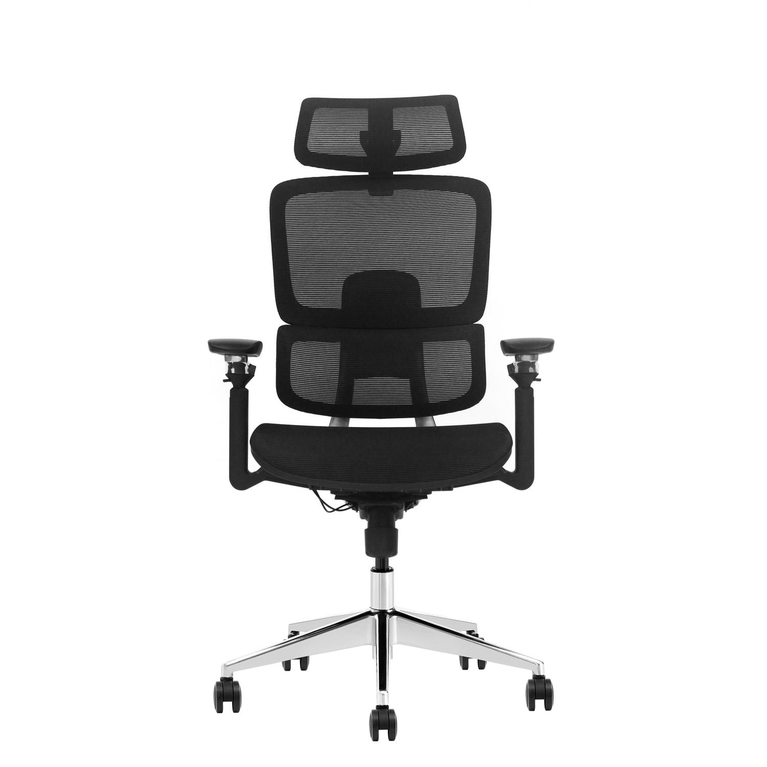 SILLA OFICINA EJECUTIVA ERGONOMICA KRONE MESH HADES - 2