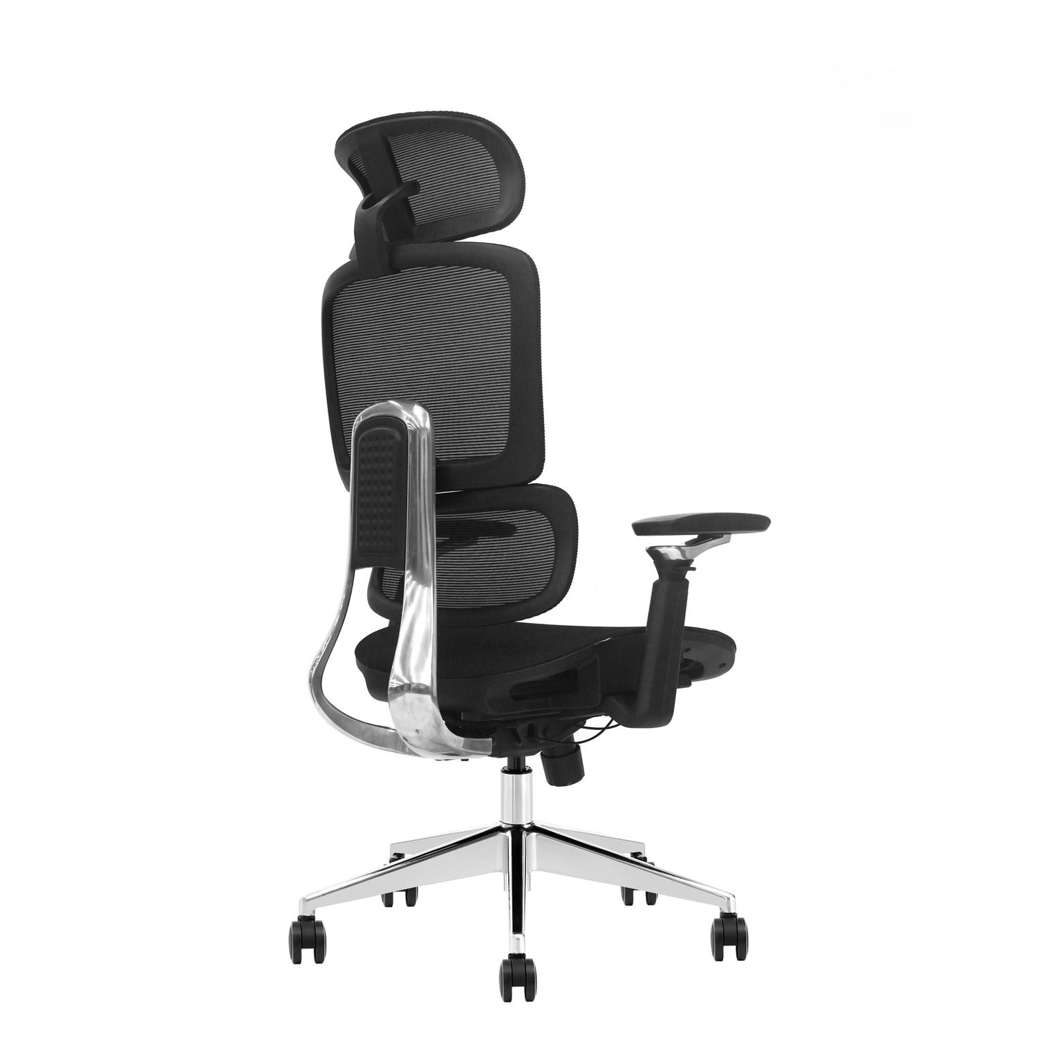 SILLA OFICINA EJECUTIVA ERGONOMICA KRONE MESH HADES - 4