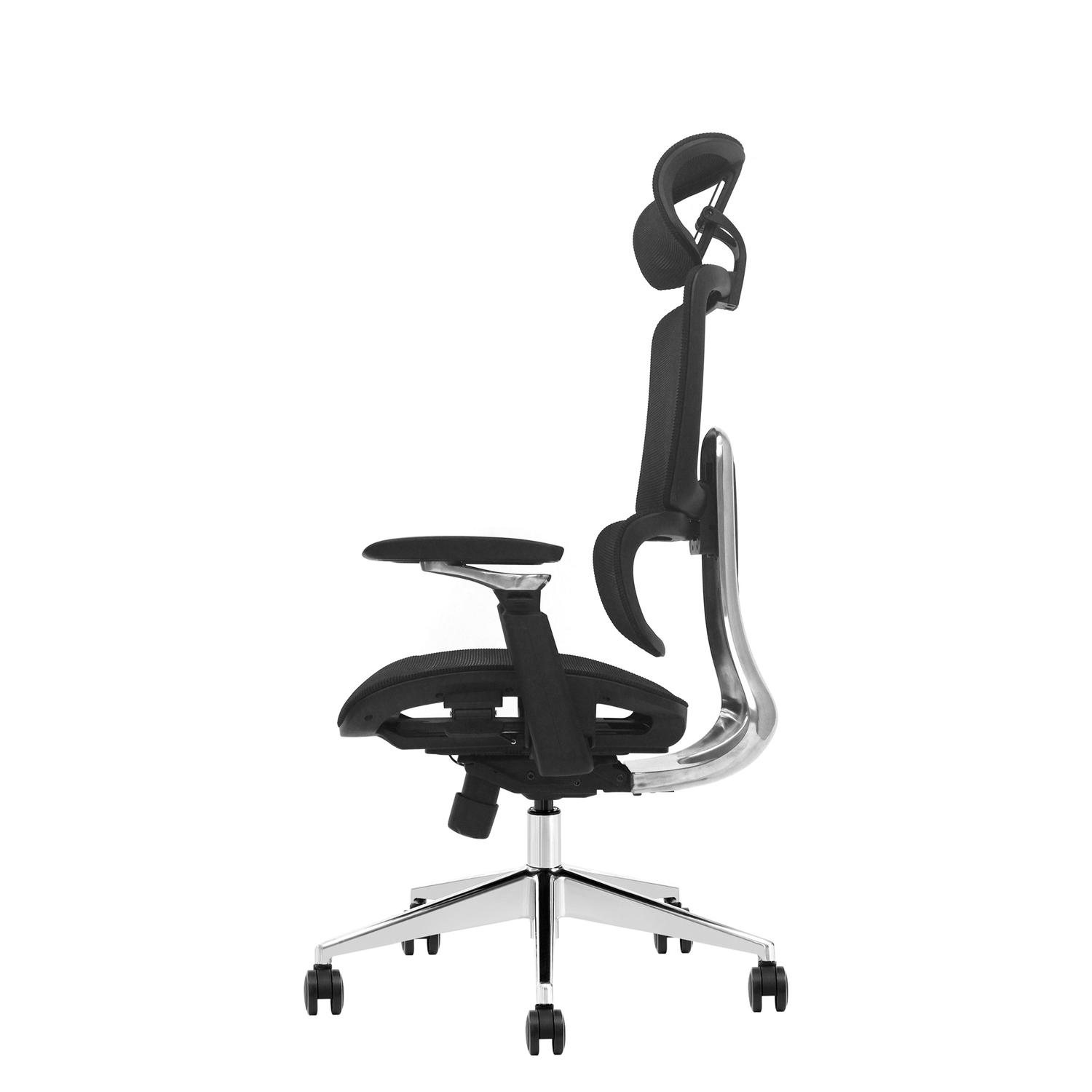SILLA OFICINA EJECUTIVA ERGONOMICA KRONE MESH HADES - 7