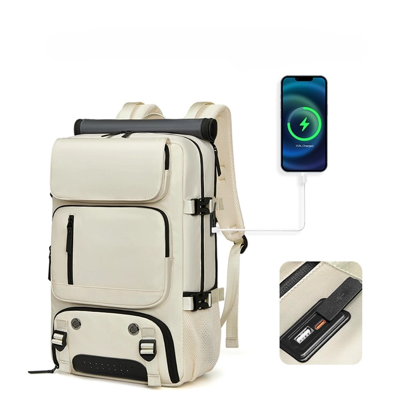 MOCHILA KRONE URBAN BAG - BEIGE - 4